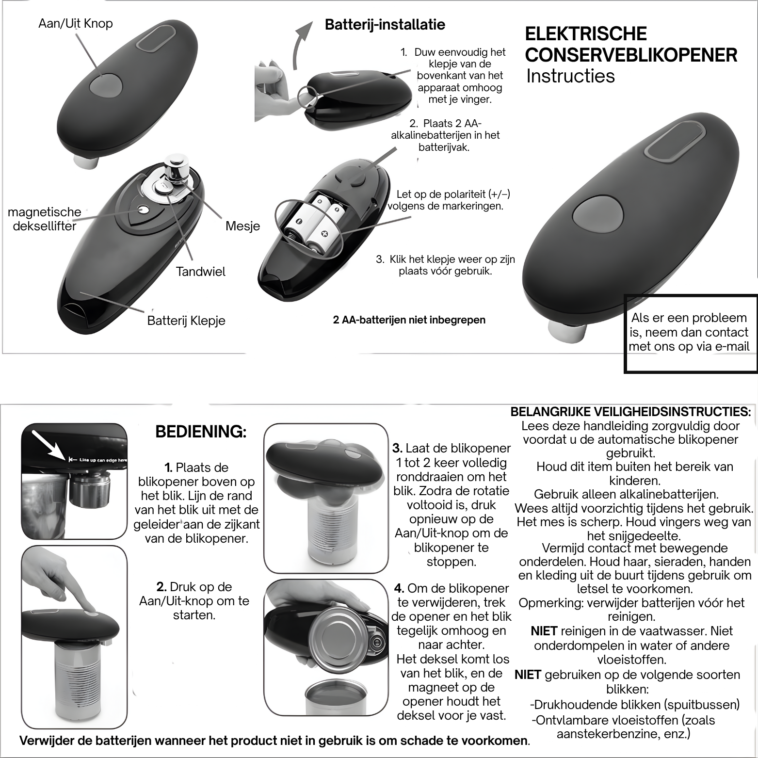 ouvre-boîte électrique